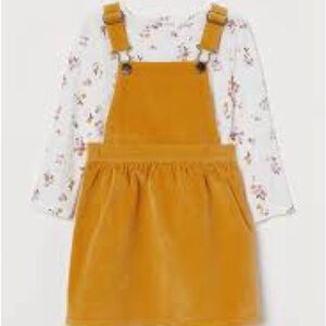 H&M Mustard Yellow Garment girls 6x/7